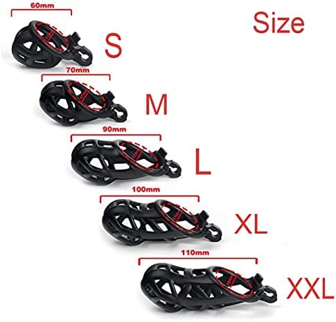 Staffa di protezione -Cobra Style Nero Traspirante Uomo Sport Protezione Staffa fissa (XXL) -C5 - Ysert