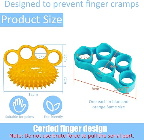 3 Pezzi Pallina Antistress Mano Terapia, Palla per Allenamento Delle Mani, Barella per Dita in Silicone per la Terapia Delle Mani per l'artropatia, Palline Antistress Terapeutiche - Ysert