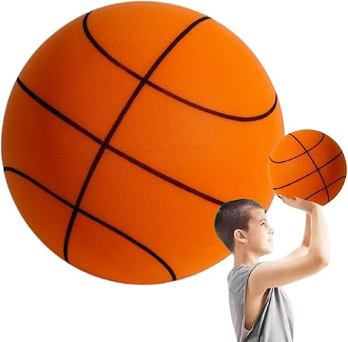 Silent - Canestro da basket in schiuma, 18/21/24 cm, per interni, silenzioso, per interni - Ysert