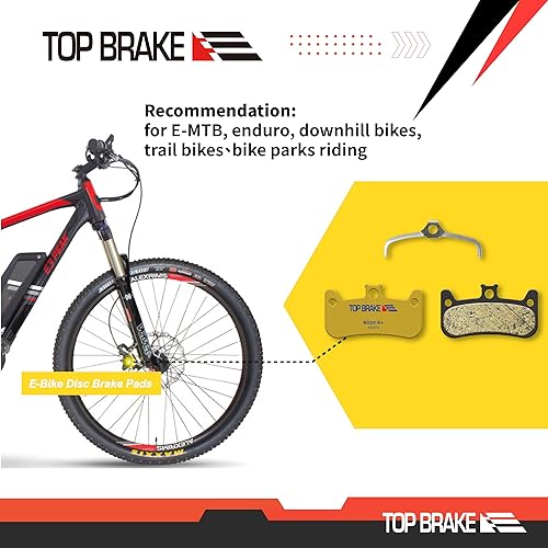 TOP BRAKE Pastiglie freno a disco compatibili con Formula Cura 4 | MTB/eMTB/Downhill/Trail/All Mountain/Enduro Race/Ciclismo - Ysert