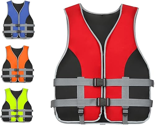 Giubbotto di Salvataggio Bambini Adulti: Adatto per Molti Sport Acquatici Giubbotto Solido Opzione Estiva Spiaggia Unisex Adatto per 30-120 Kg - Ysert