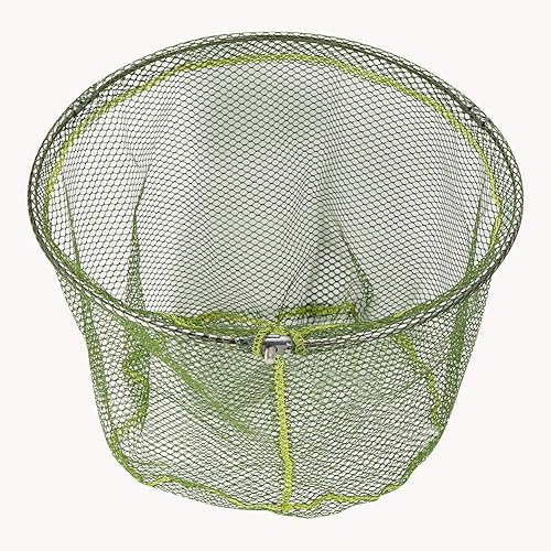 Guadino per Pesci, Guadino per Pesca Galleggiante Portatile Rete per Cattura di Pesci Rete per Pesci Pieghevole Rete per Pesci a 3 Strati con interfaccia da 8 mm(Verde) - Ysert