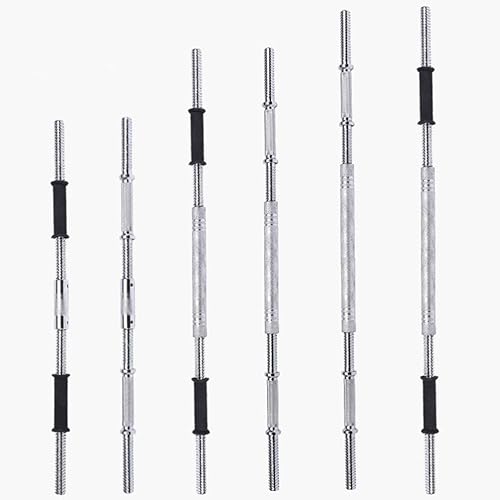 Biella per Manubri per Barra con Manubri Filettata Extender per Manubri Manubrio Solido Manubrio Accessori per Attrezzature per Sollevamento Pesi 50 Cm - Ysert