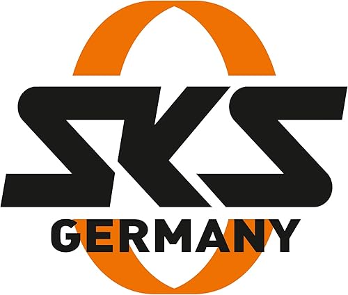 SKS GERMANY EDGE AL 56 SET parafango, accessori per bici (protezioni per le ruote in alluminio, alta stabilità, fissaggio facile, adatto a quasi tutti i telai, con sistema di sicurezza ESC), nero. - Ysert
