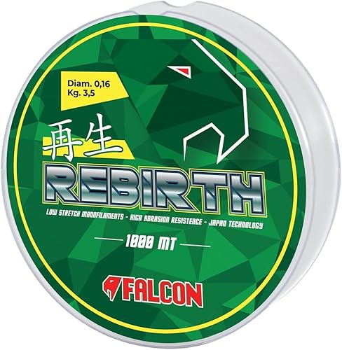 FILO DA PESCA REBIRTH LOW STRETCH, NYLON, 200/300/1000 MT (1000MT, 0,18mm/4,1kg) - Ysert