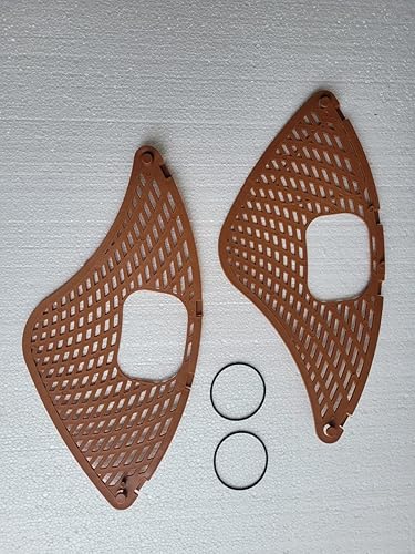 COPPIA PARAVESTE BICI 26 IN PLASTICA CON MOLLE-BICICLETTA OLANDA -MARRONE - Ysert