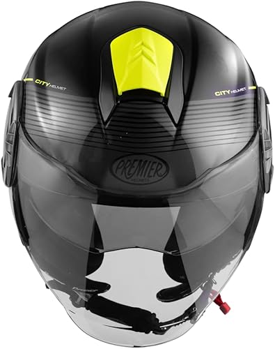 Cool Evo Helm Nero Motocicletta - Ysert
