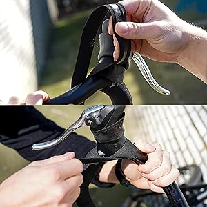 Kellago - Tappi per manubrio bicicletta da corsa, in gommapiuma, colore: nero