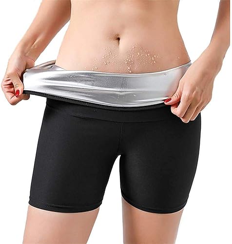 Rvtkak Leggings da allenamento da donna a vita alta, 2 in 1 per sauna per allenamento perdita di peso, pantaloni dimagranti, pantaloni da allenamento per sauna - Ysert