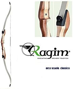 Arco ricurvo 68 pollici 28 libbre Ragim lato DX - Ysert