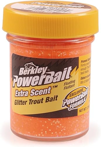 Berkley Powerbait Extra Scent, Esca trota glitterata, 50g - Ysert