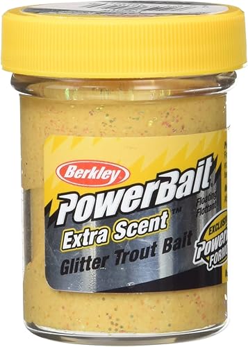 Berkley Powerbait Extra Scent, Esca trota glitterata, 50g - Ysert