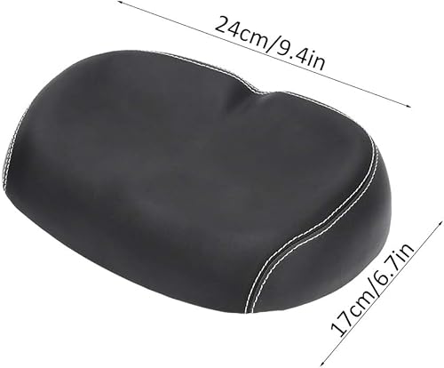 Sella per Bicicletta Senza Naso Sella per Bici per Uomo Nero Donna Universale Allarga Senza Seggiolino per Bici Nasale Sostituzione della Sella Ciclismo Sory per Mountain Road - Ysert