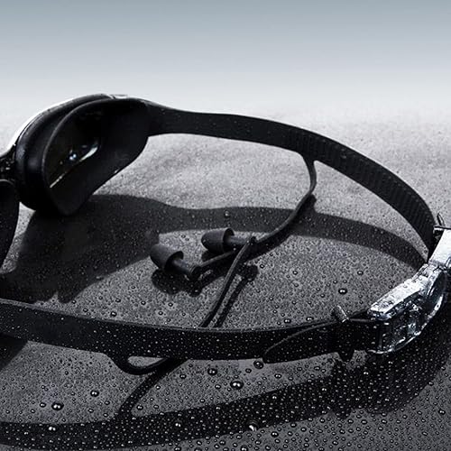 XUBX Occhialini da Nuoto e Cappelli da nuoto con clip per naso, tappi per le orecchie, Occhialini Piscina, Occhiali da Nuoto, Anti-Appannamento Anti-perdite, per Uomo Donna Adulti - Ysert