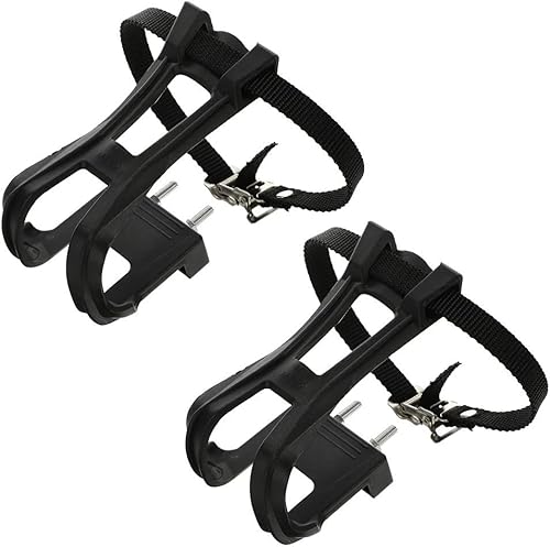 DONGKER Clip Pedali Bici,1 Paio Cinghie Pedale per Bicicletta Puntapiedi per MTB Cyclette Spin Bike - Ysert