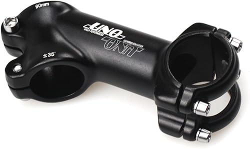 FOMTOR Attacco Manubrio 25.4 90mm Attacco Manubrio MTB da 35 Gradi per Manubrio MTB per Mountain Bike Road Bike BMX MTB - Ysert