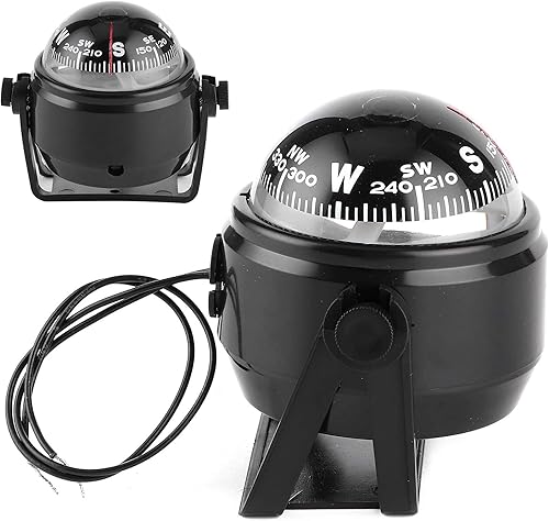 M8n869 12V LED Sea Marine Bussola digitale elettronica per barche Yacht Bussola di navigazione per navi a vela adatto per boussole marine - Ysert