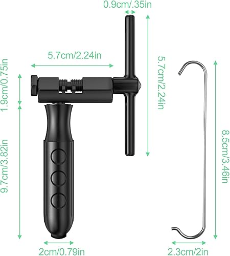 Smagliacatena Moto, Strumento per Spezzare Attrezzi Bici, Utensili per Catene di Biciclette Rompicatena Kit, Strumenti per La Riparazione della Bicicletta Toglimaglie Tensioner - Ysert
