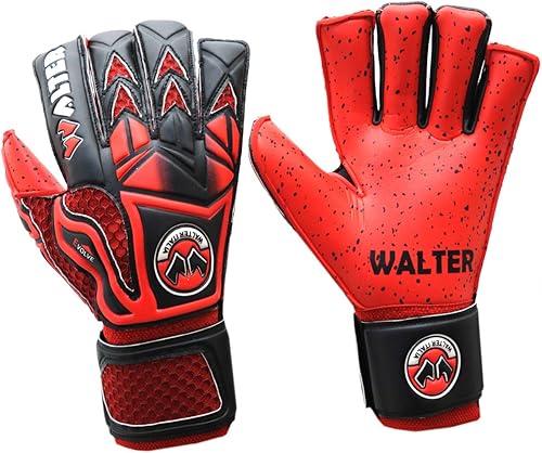 Guanti Portiere Professionale, Calcio, Modello Tiger con Stecche. - Ysert