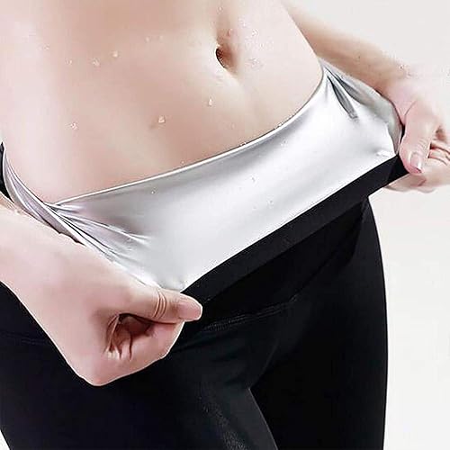 Rvtkak Leggings da allenamento da donna a vita alta, 2 in 1 per sauna per allenamento perdita di peso, pantaloni dimagranti, pantaloni da allenamento per sauna - Ysert