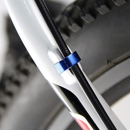 Bicicletta C-Clip Morsetti 10pcs Cavo Freno Fibbia In Lega di Alluminio Alloggiamento Tubo Guida per MTB Mountain Road Bicicletta - Ysert