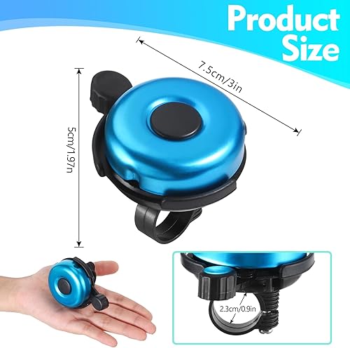 Campanello per bicicletta, Campanello Bici, Campanello per Bicicletta Alluminio per Biciclette, Bici da Corsa, MTB, Accessori Bici - Ysert