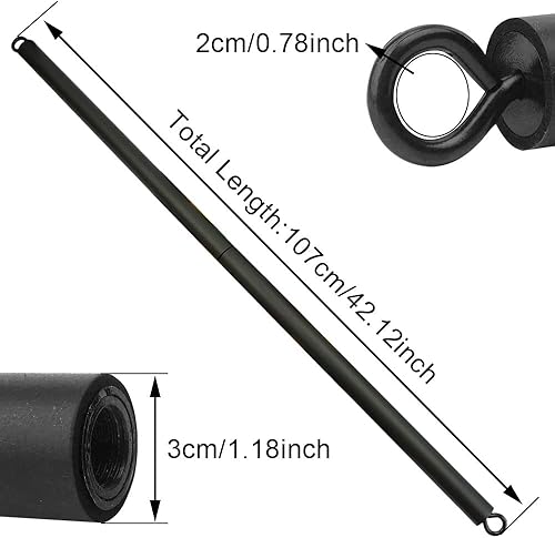 Barra per Pilates Barra di Elastici Fitness Barra di Resistenza Regolabile e Rimovibile Pilates Bar per Allenamenti Fitness Yoga Stretching Allenamento per Glutei Squat - Ysert