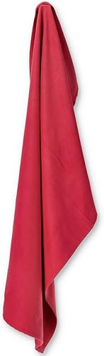 Asciugamano in Microfibra 50x100 cm. Salvietta Microfibra Leggeta e Assorbente. - Rosso Ciliegia - Ysert
