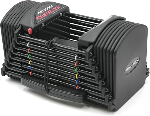 Powerblock PRO 50Set Manubri Caricabili 2.26-22.68 kg Black - Ysert