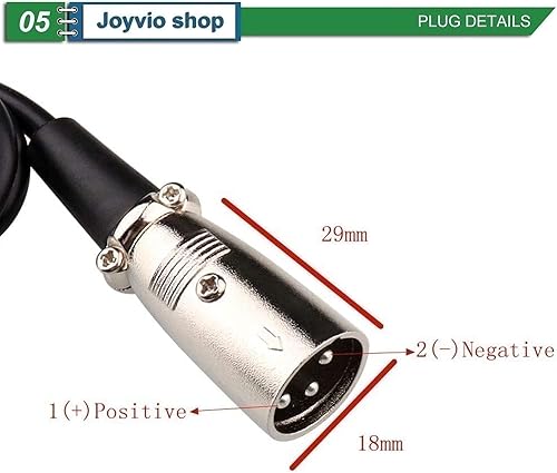 Caricabatteria per scooter 24V 2A per carrozzina Jazzy, Pride Mobility, Schwinn S300 S350 S400 S500 S650, Ezip 400 500 650 750 900 Mountain Trailz, Shoprider, Go-Go Elite Traveller SC40E SC44E XLR - Ysert