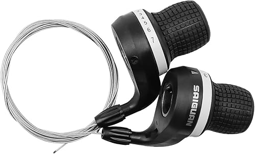 Leva del Cambio per Bicicletta a 21 velocità, Leva del Cambio per Mountain Bike, Impugnatura per Cambio 3x7 velocità (1 Paio) - Ysert