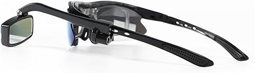 Cycling Glasses with Rearview Mirror Specchio Retrovisore Per Occhiali Da Bicicletta 360 Gradi Regolabile Leggero E Grandangolare (Occhiali Non Inclusi, Colla Fornita Da Sé) - Ysert