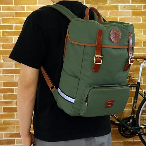 TOURBON - Borsa a tracolla per bicicletta, impermeabile, in tela, per viaggi, scuola - Ysert
