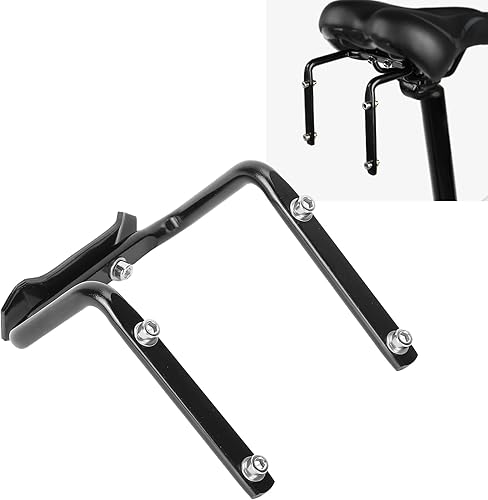 Portaborraccia da Sella, Supporto per portaborraccia da Bicicletta Resistente all'Usura e Durevole per la Sella della Bicicletta - Ysert