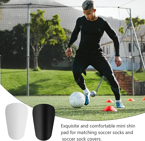 4pcs Mini Football Shin Pads, Parastinchi Calcio Professionali, Equipaggiamento Protettivo per Uomo, Donna, Bambini, Ragazzi, Ragazze, Ideale per Calcio e Altri Sport - Ysert