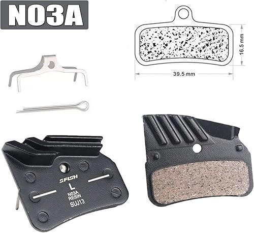 1 paio di pastiglie per freni a disco nere, pastiglie per freni a disco per bicicletta N03A, pastiglie per freni a disco per mountain bike per SHIMANO M9120, M8120, M7120 Accessori per ciclismo - Ysert