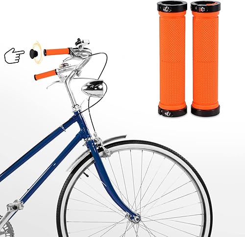 1 paio di manopole per manubrio bici BMX arancione - Ysert