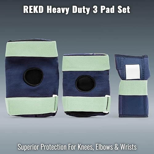 Heavy Duty Triple Pad Set, Kit di Protezione Skateboard Unisex Adulto - Ysert