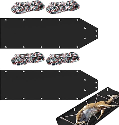 Slitta da Neve | Slitta Pesante per Trainare Cervi e Legna da Ardere | Slitta da Pesca sul Ghiaccio e Caccia | Ideale per Tirare Neve | Attrezzature da Caccia e - Ysert