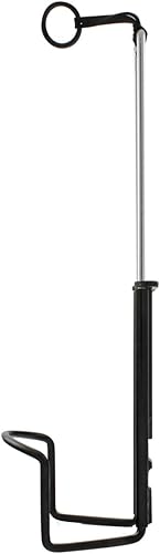 M-WAVE Portaborraccia, Lunghezza Regolabile, Adatto per Bottiglie da 1,5 l, Nero - Ysert