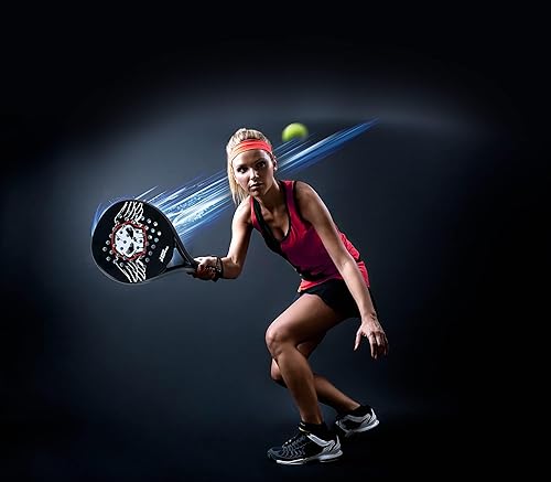 No Fear Padel Racchetta - Padel - Impugnatura antiscivolo - Zwart - Ysert