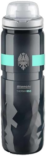 BIANCHI - Borraccia Termica THERMA 650, Grigia, capacità 550 ml, peso 140 grammi, codice C9010147. - Ysert