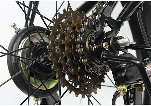 Mountain bike 20 pollici bicicletta per bambini ragazzi mountain bike ragazzi ragazze acciaio al carbonio bicicletta acciaio al carbonio verde - Ysert