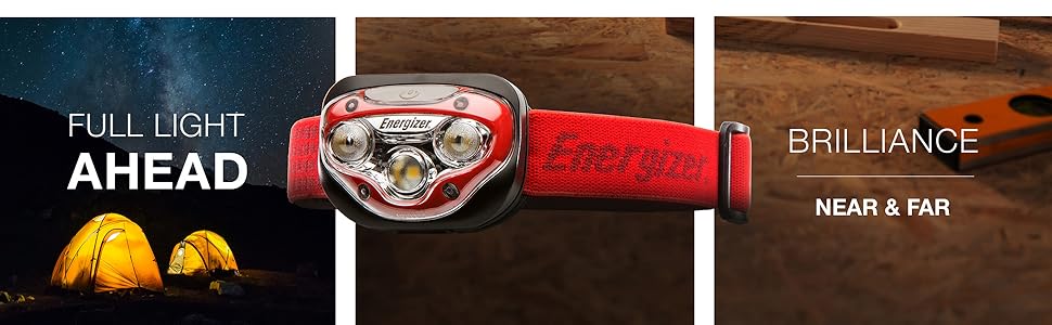 Energizer. Faro. Visione. HD. Faro a LED. Rosso.
