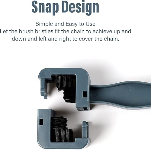 Strumento per la Pulizia della Catena della Bici, Rondella della Guarnitura della Catena Accessori per la Pulizia delle Spazzole del Motociclo - Ysert