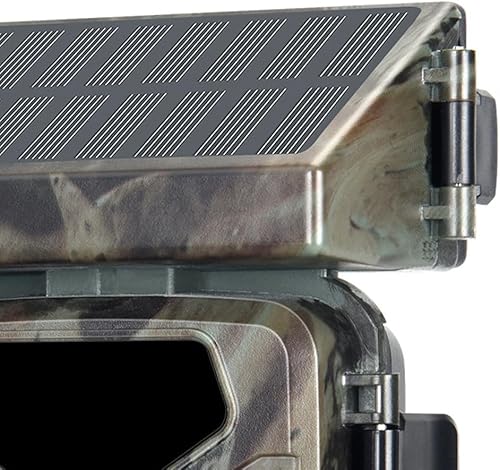 Videocamera da Caccia Mini700 24MP Videocamera di Monitoraggio IR Esterna IP65 Ricerca su Animali Selvatici con Pannelli Solari - Ysert