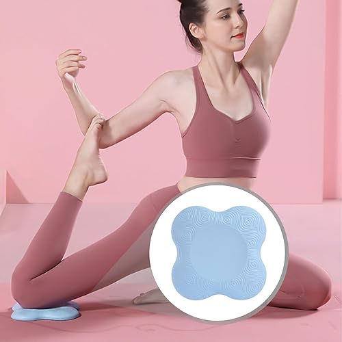 2 Ginocchiere da Yoga Con 1 Paio di Calzini, Tappetino Antiscivolo in TPE, Ginocchiere Ispessite e Tappetino Indipendente - Ysert