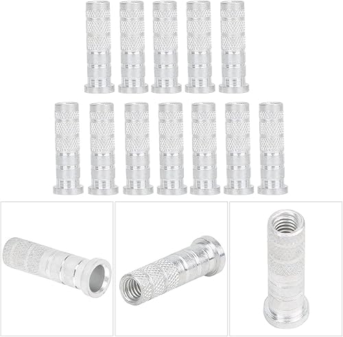 Base per Inserto Freccia in Alluminio,12 Pezzi di Ricambio Base per tiro con L'Arco Inserti in Alluminio per frecce in Carbonio 6.2 mm, Frecce in Carbonio 6.2 mm Base per Inserto Freccia Caccia all'a - Ysert