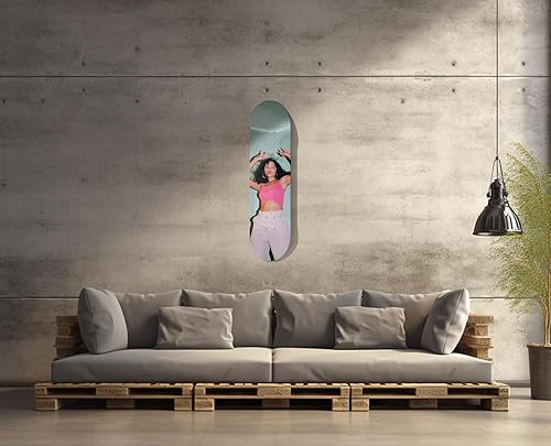 Skateboard Personalizzabile 78,5x20 cm 8 pollici - Adesivi per Bambino e Adulto - Regalo Originale - Ysert