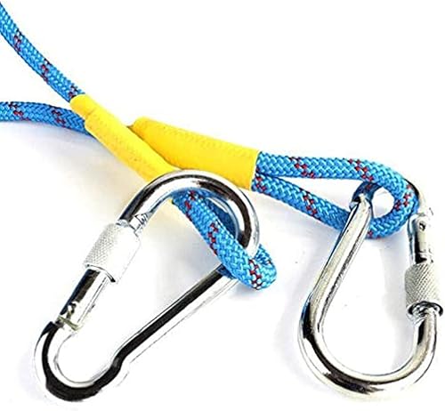 Corda da Arrampicata Fune di Sicurezza, Corda per Arrampicata All'Aperto con 2 Moschettone per Alpinismo, per Alpinismo, Campeggio Sportivo All'aperto, Fuga, 2 Metri - Ysert